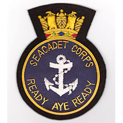 Royal Navy Sea Cadet Corps Reserve wire blazer badge